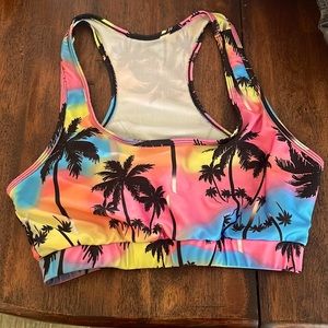 medium sized bathing suit top